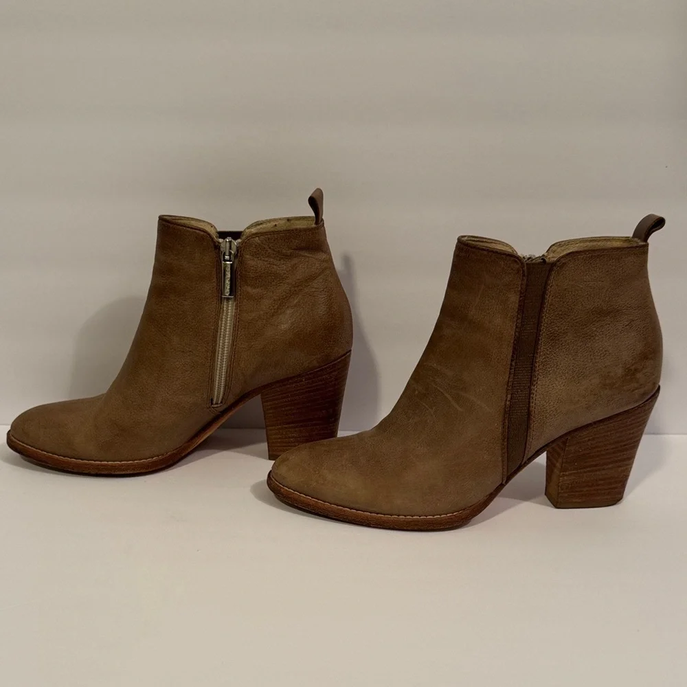 AQUATALIA Tan Ankle Booties - Picture 5 of 7